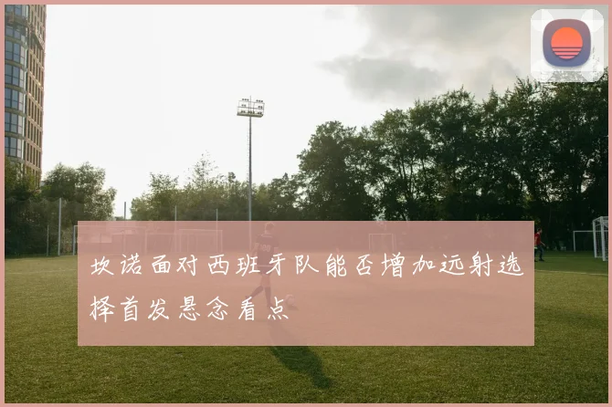 坎诺面对西班牙队能否增加远射选择首发悬念看点